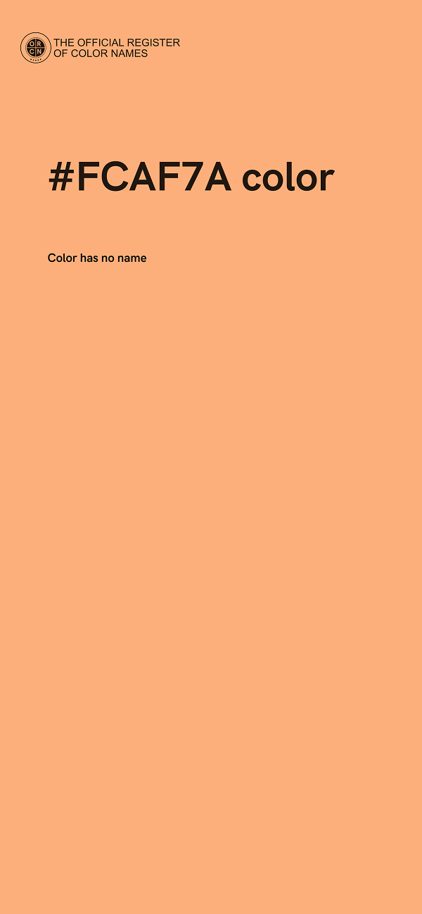#FCAF7A color image