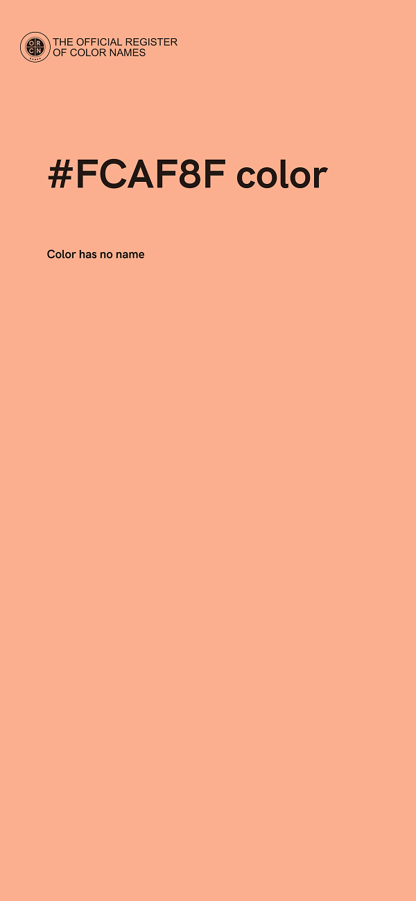 #FCAF8F color image