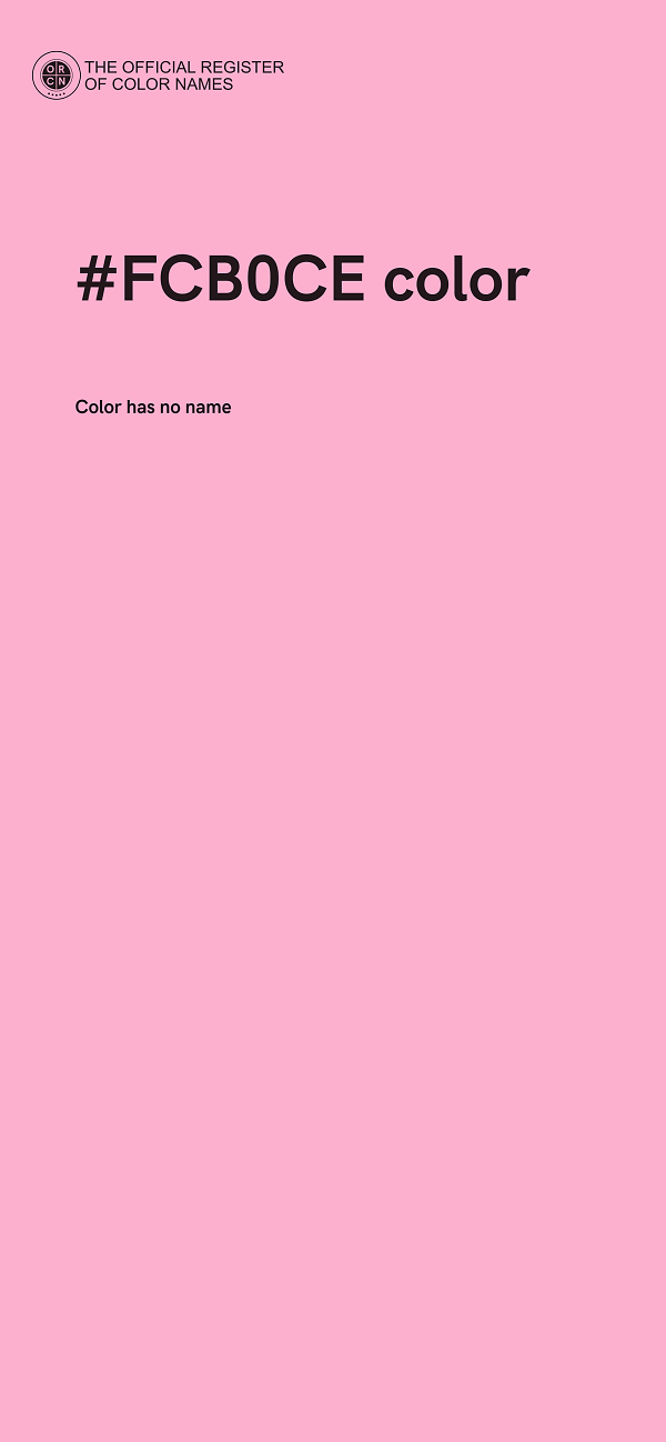 #FCB0CE color image
