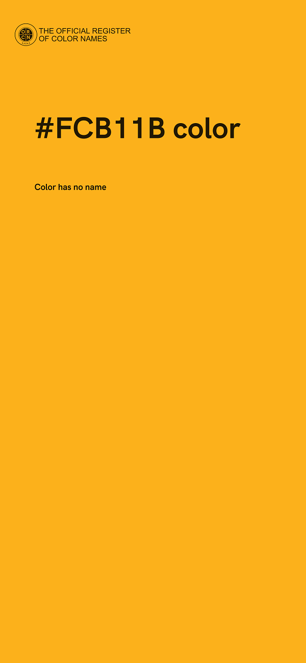 #FCB11B color image