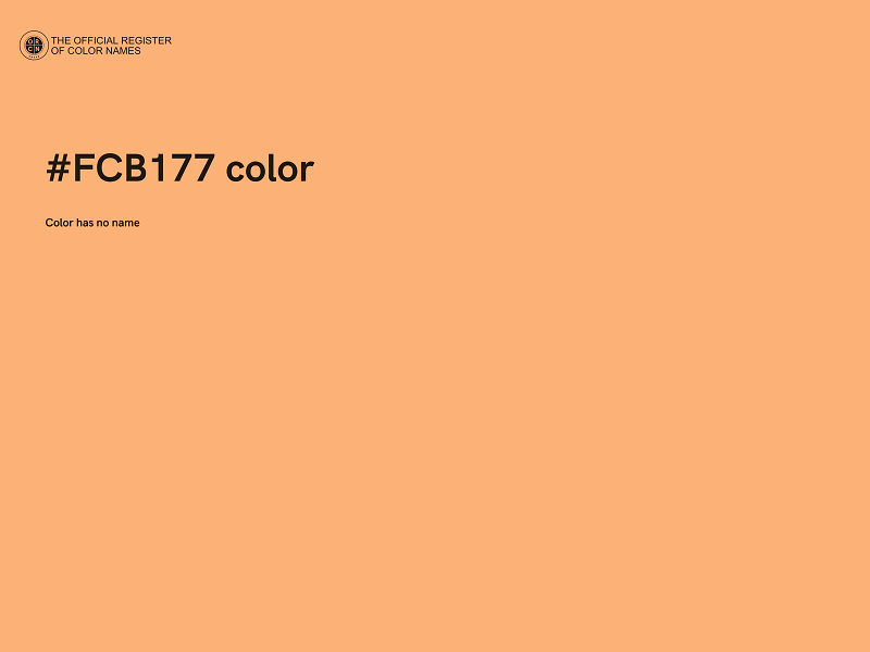#FCB177 color image