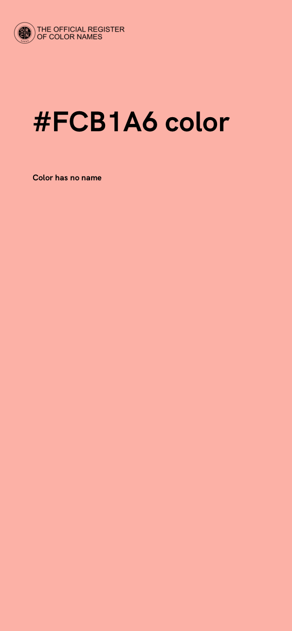 #FCB1A6 color image