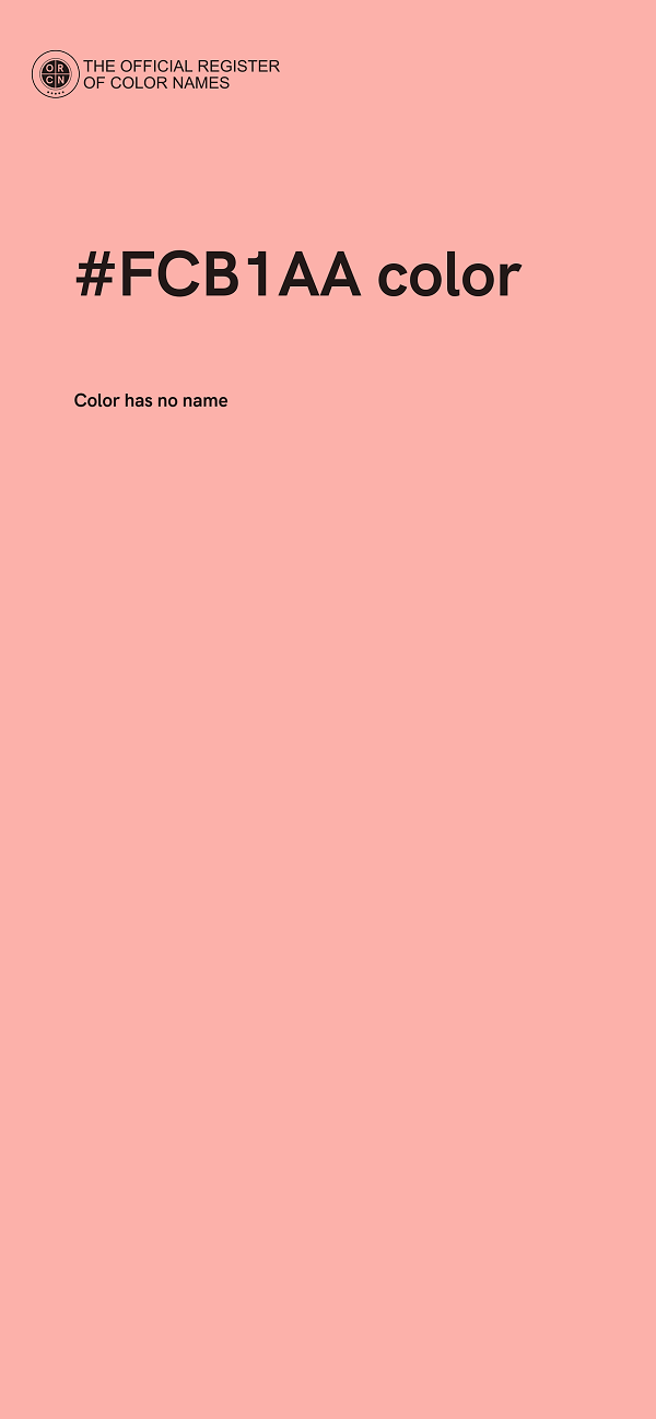 #FCB1AA color image