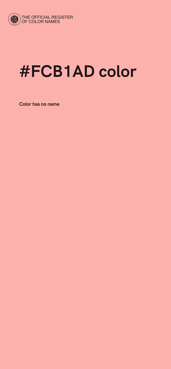 #FCB1AD color image