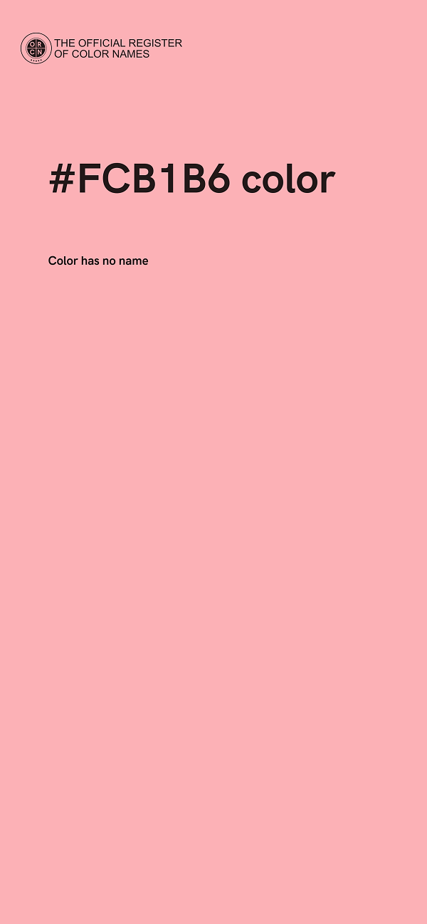 #FCB1B6 color image