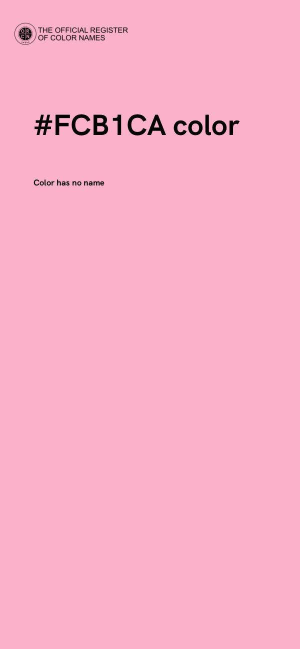 #FCB1CA color image