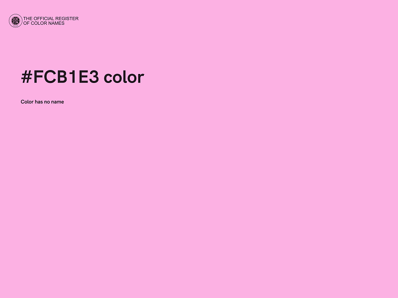 #FCB1E3 color image