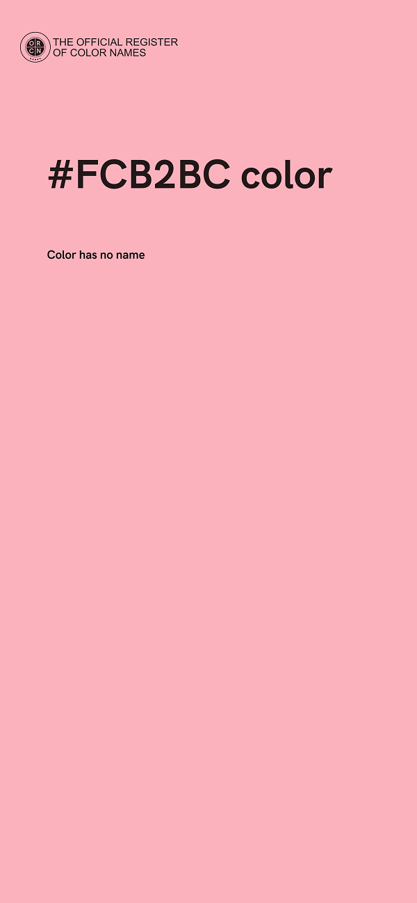 #FCB2BC color image