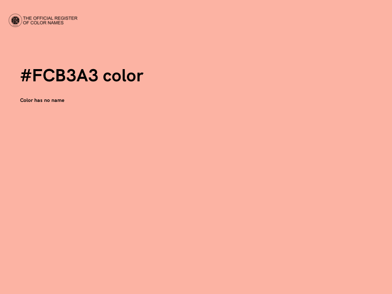 #FCB3A3 color image