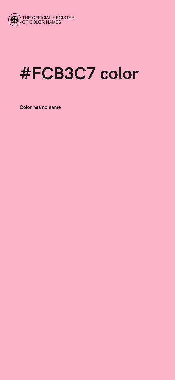 #FCB3C7 color image