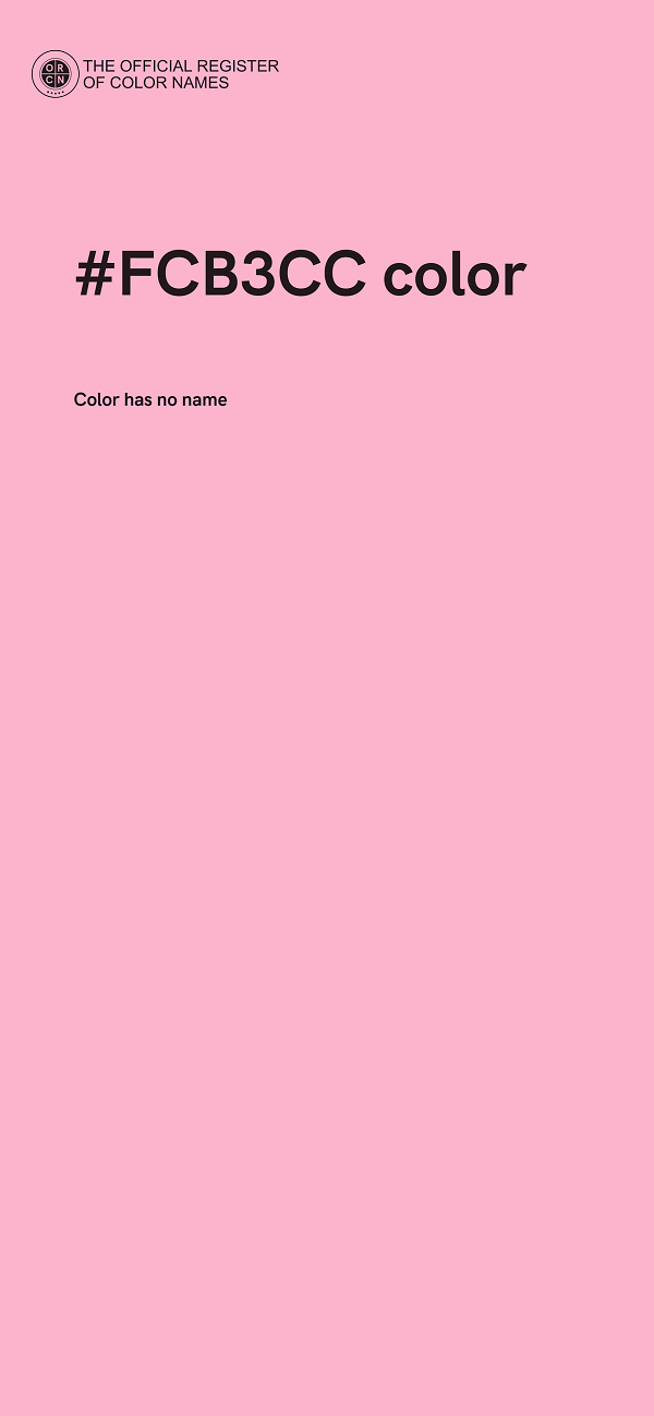 #FCB3CC color image