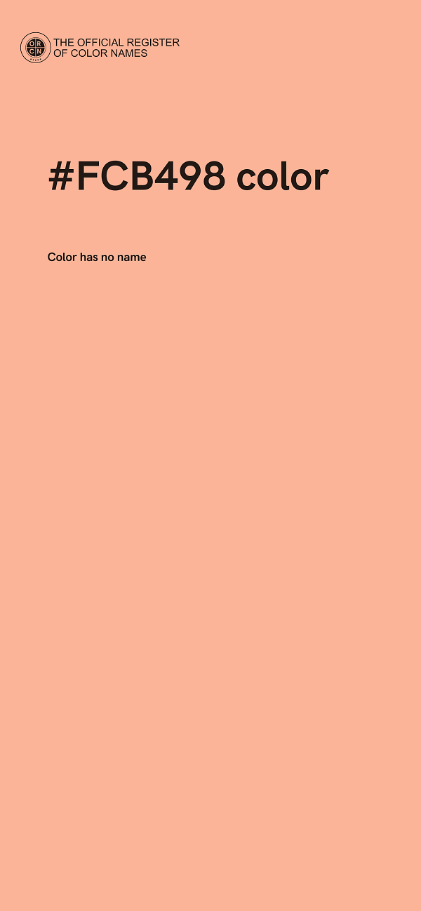 #FCB498 color image