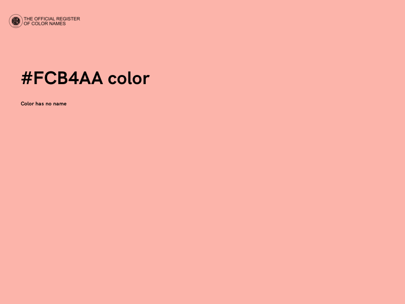 #FCB4AA color image