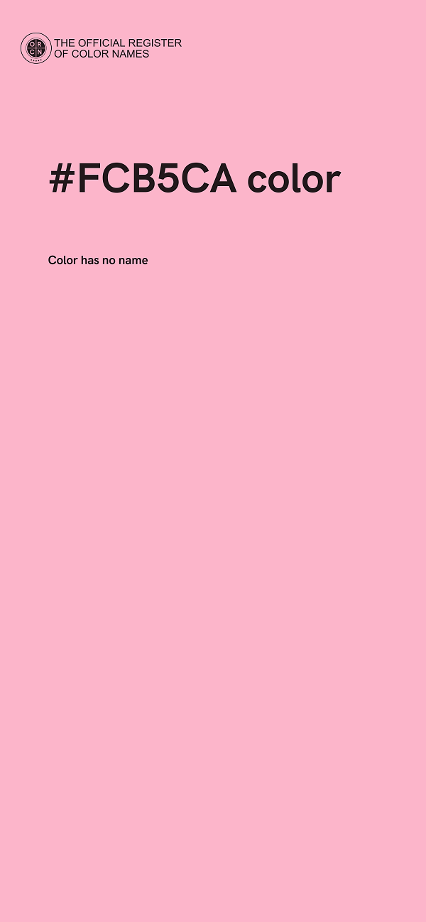 #FCB5CA color image
