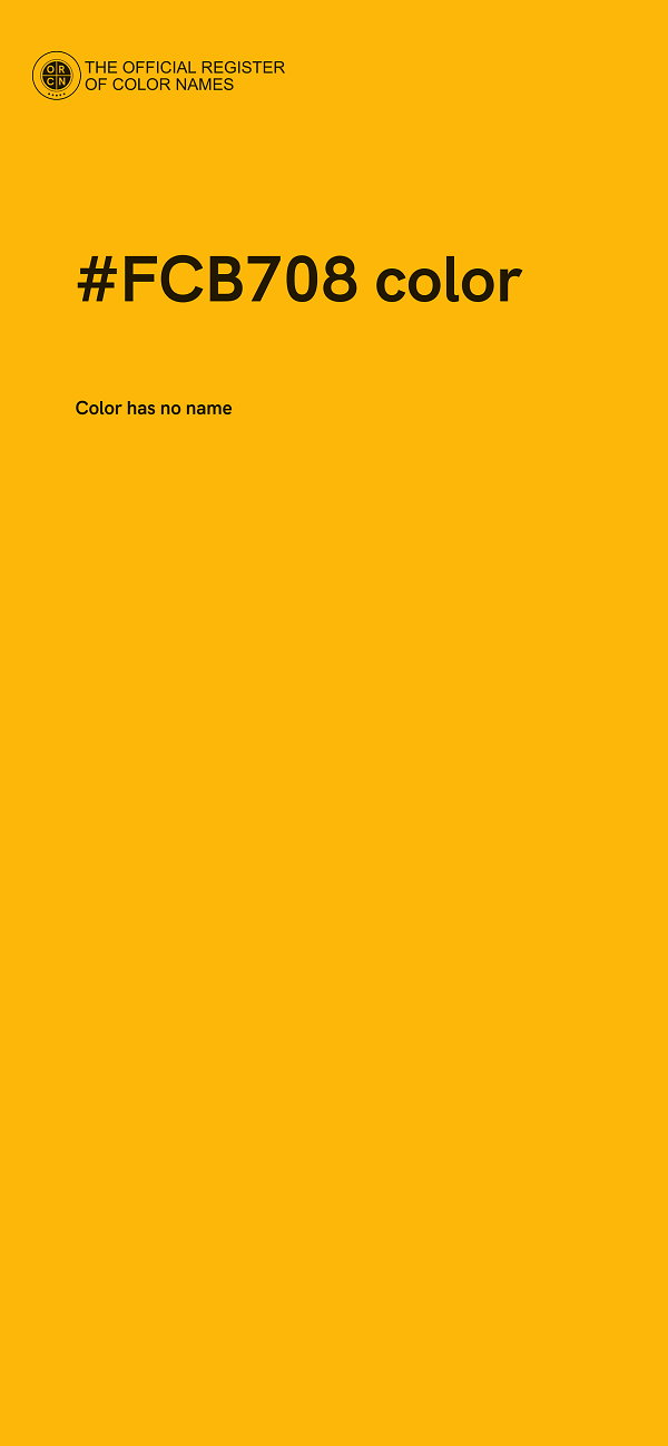 #FCB708 color image
