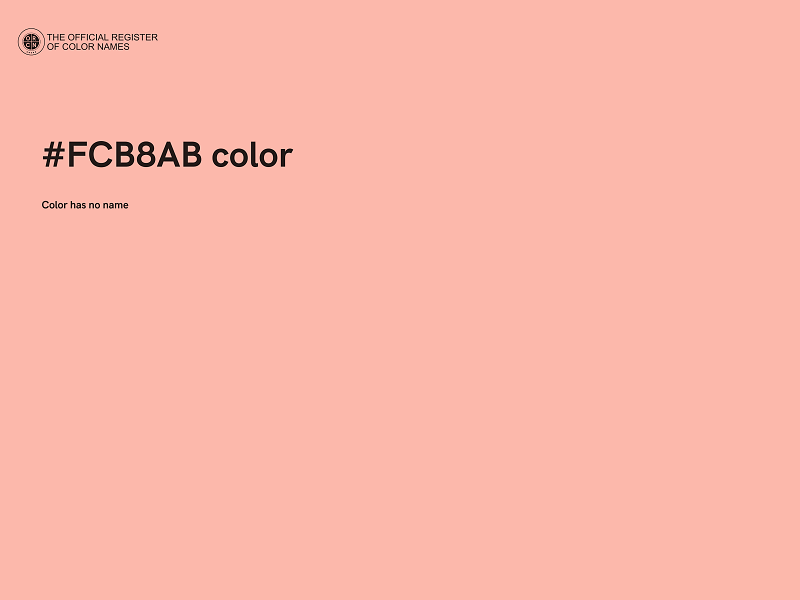 #FCB8AB color image