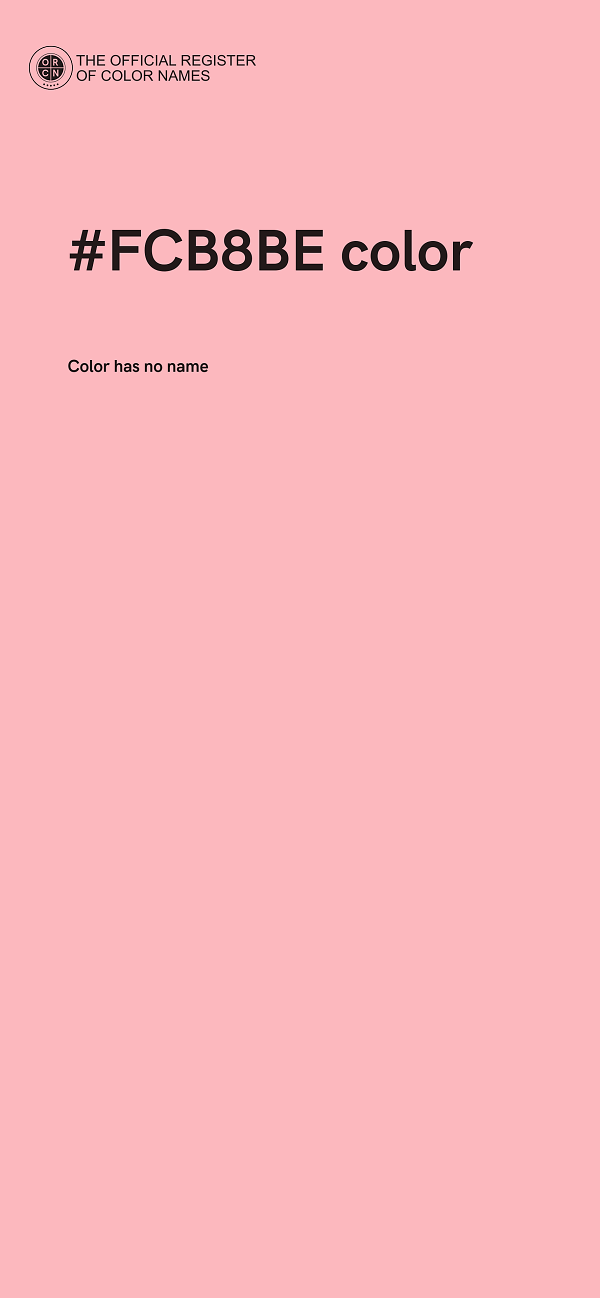 #FCB8BE color image