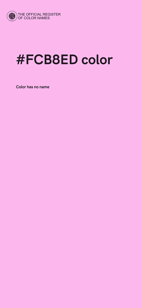 #FCB8ED color image