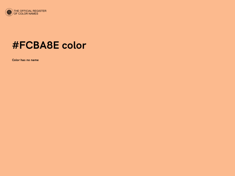 #FCBA8E color image