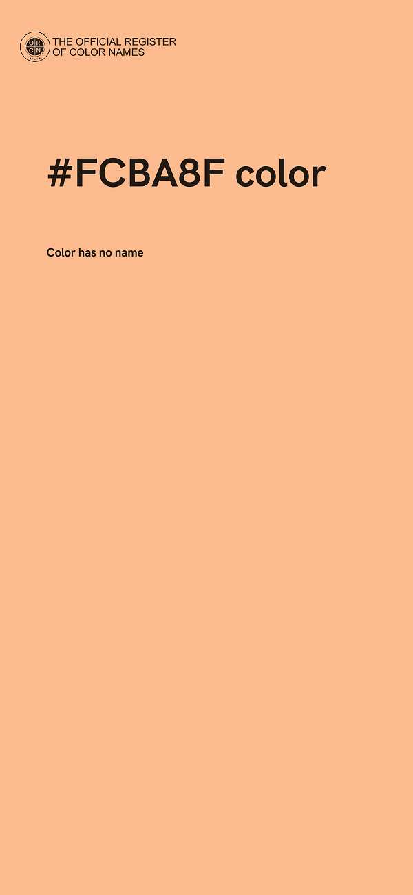 #FCBA8F color image