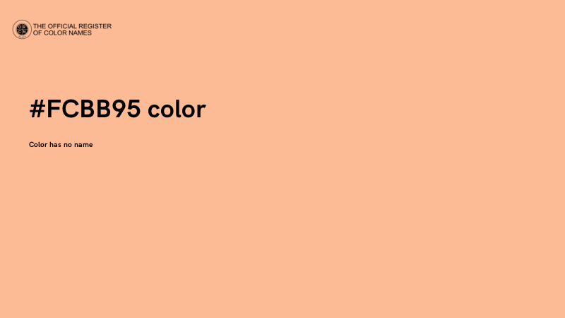 #FCBB95 color image