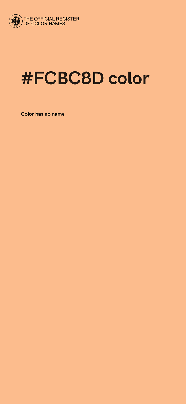 #FCBC8D color image