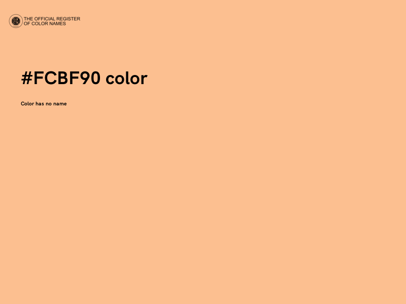 #FCBF90 color image