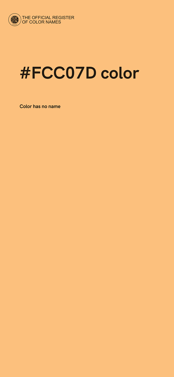 #FCC07D color image