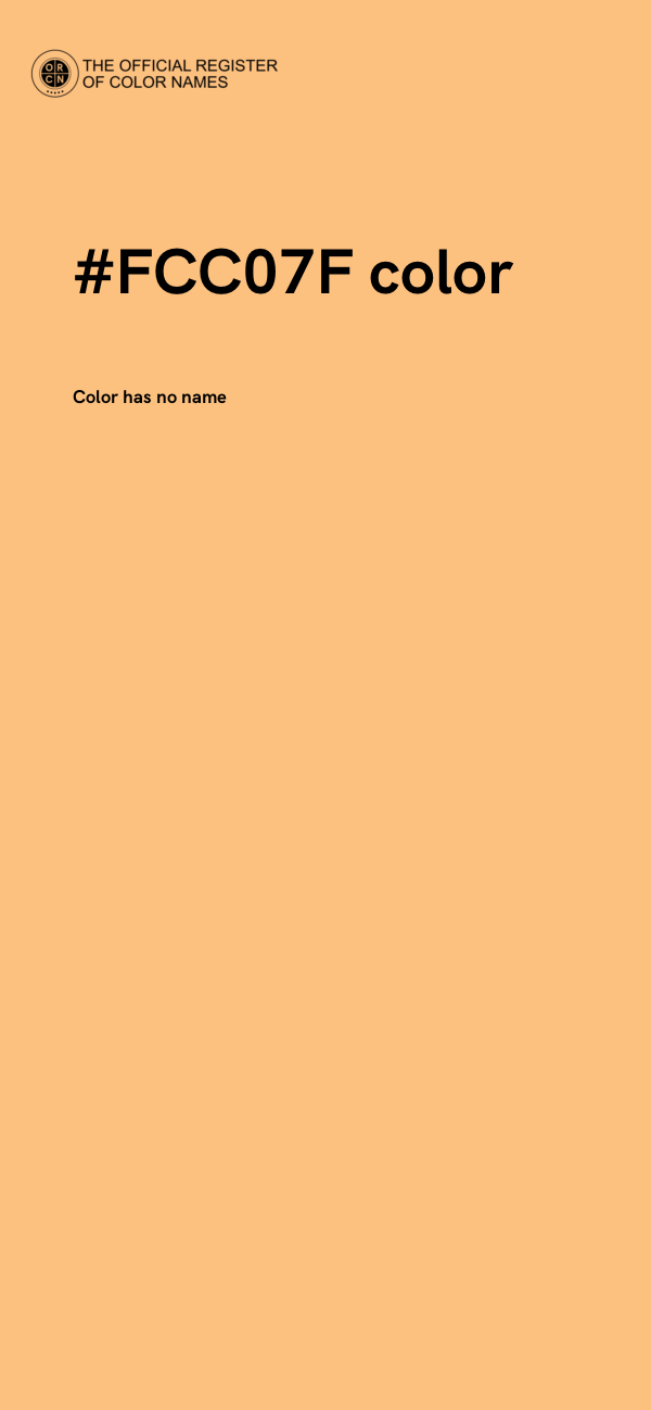 #FCC07F color image