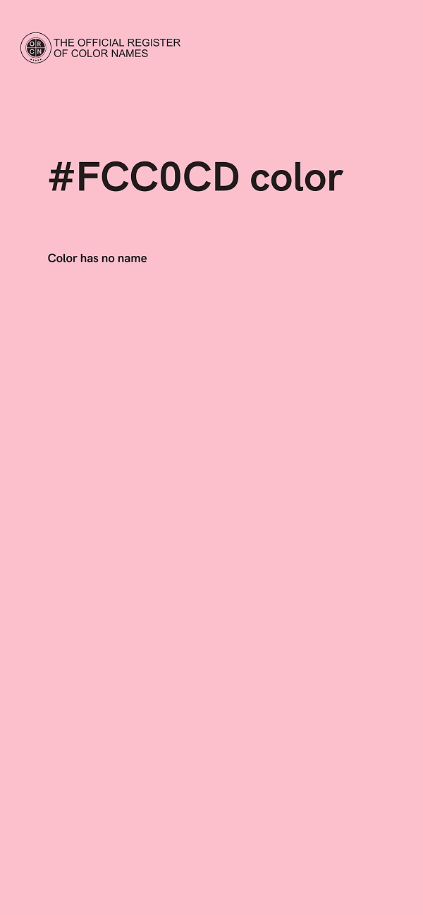 #FCC0CD color image