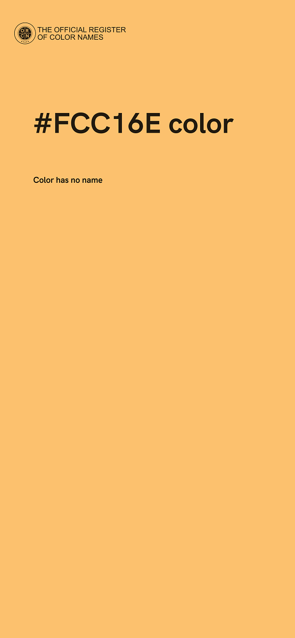 #FCC16E color image