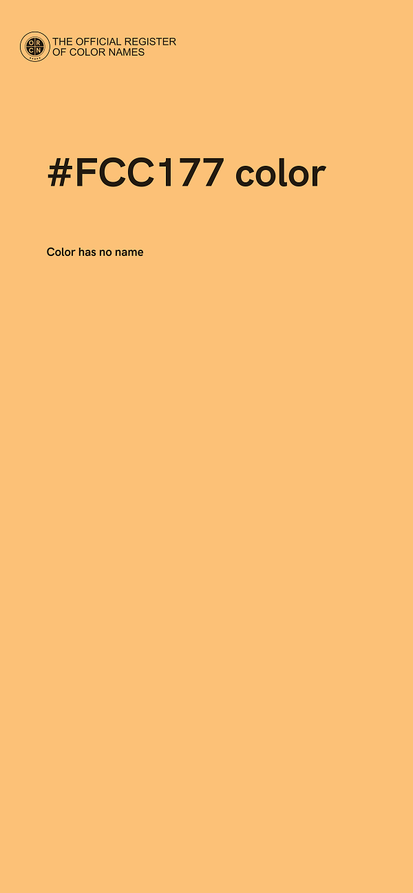 #FCC177 color image