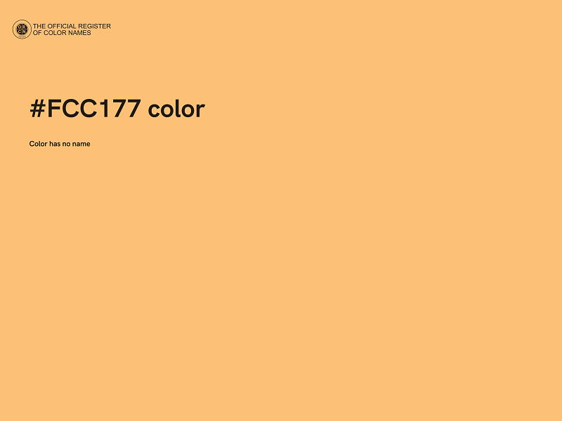 #FCC177 color image