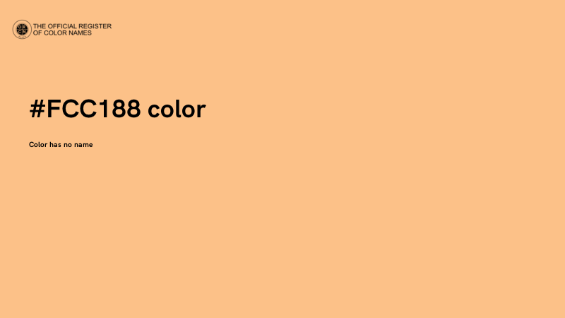 #FCC188 color image