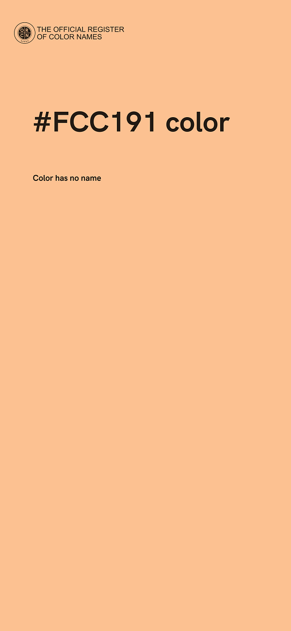 #FCC191 color image