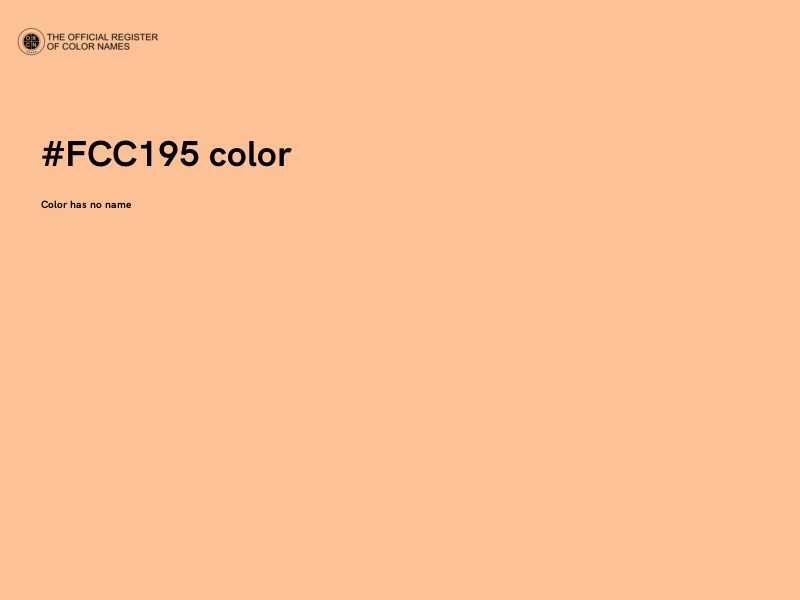 #FCC195 color image