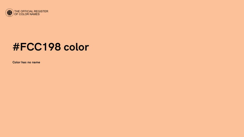 #FCC198 color image