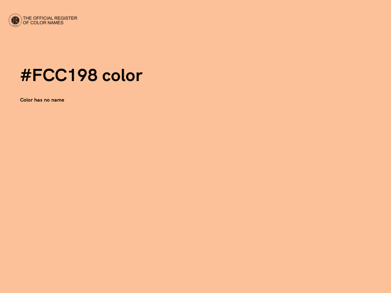 #FCC198 color image