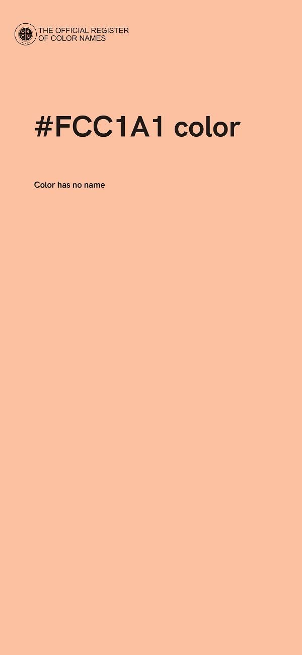 #FCC1A1 color image