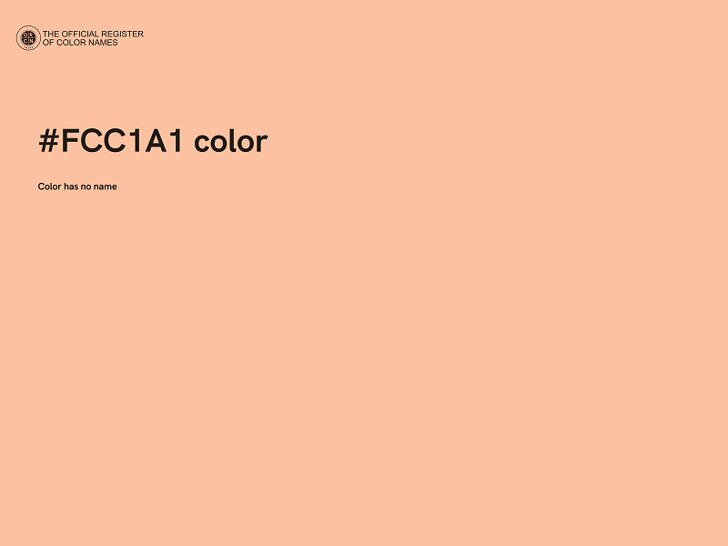 #FCC1A1 color image