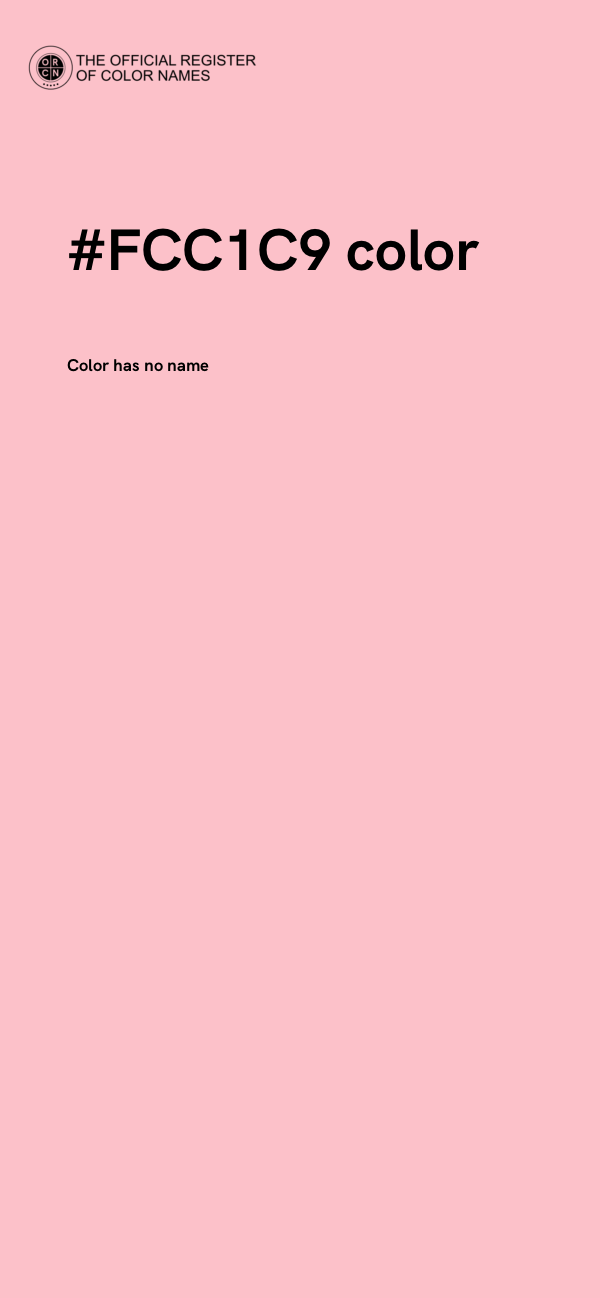 #FCC1C9 color image