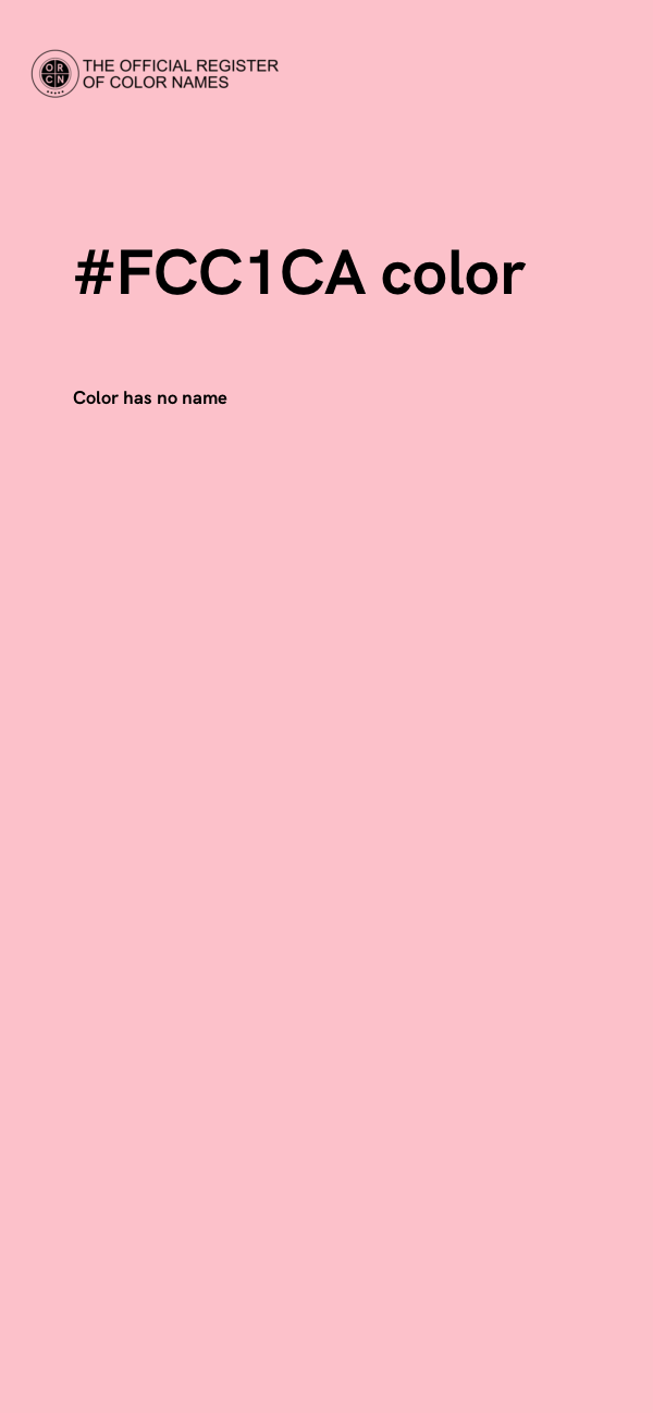 #FCC1CA color image