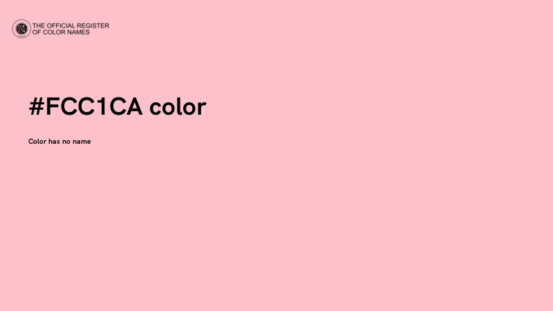 #FCC1CA color image