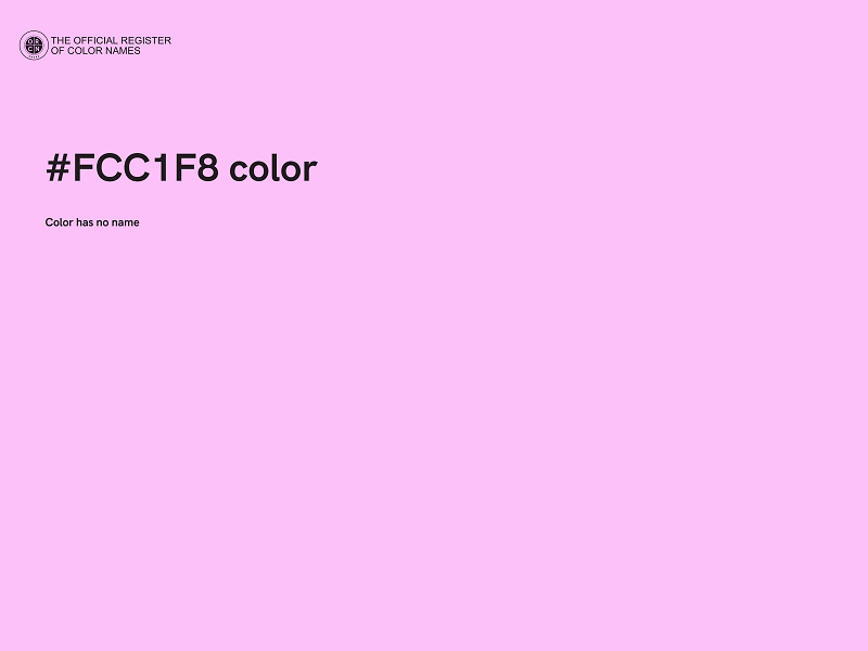 #FCC1F8 color image