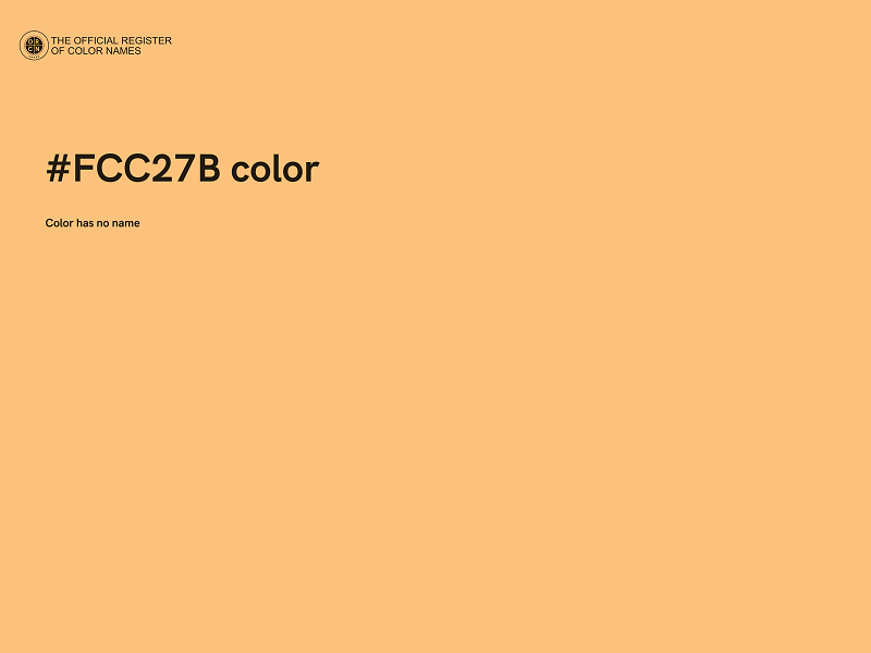 #FCC27B color image