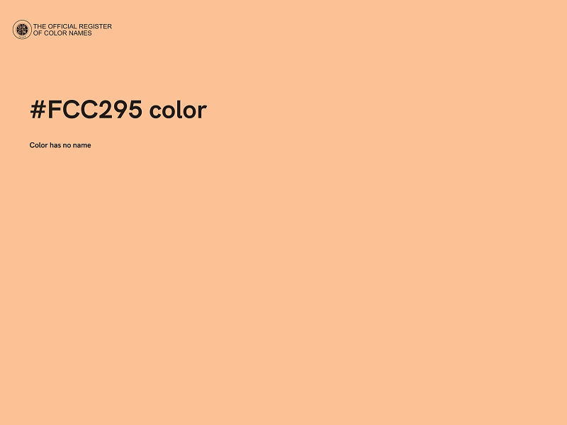 #FCC295 color image