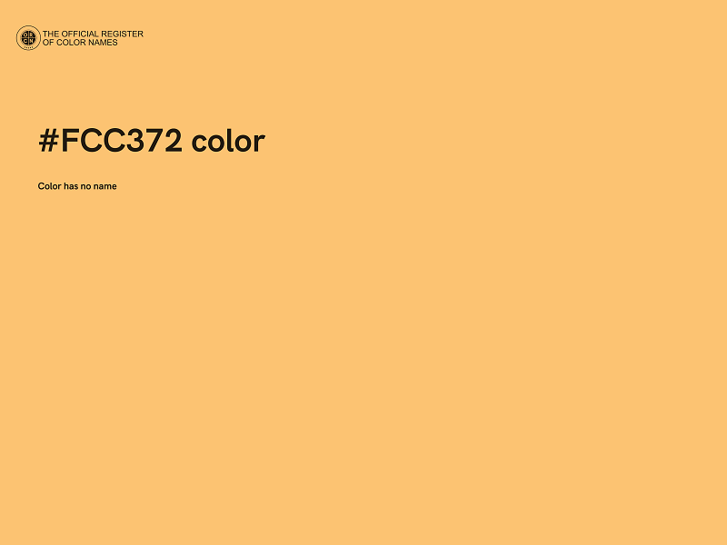 #FCC372 color image