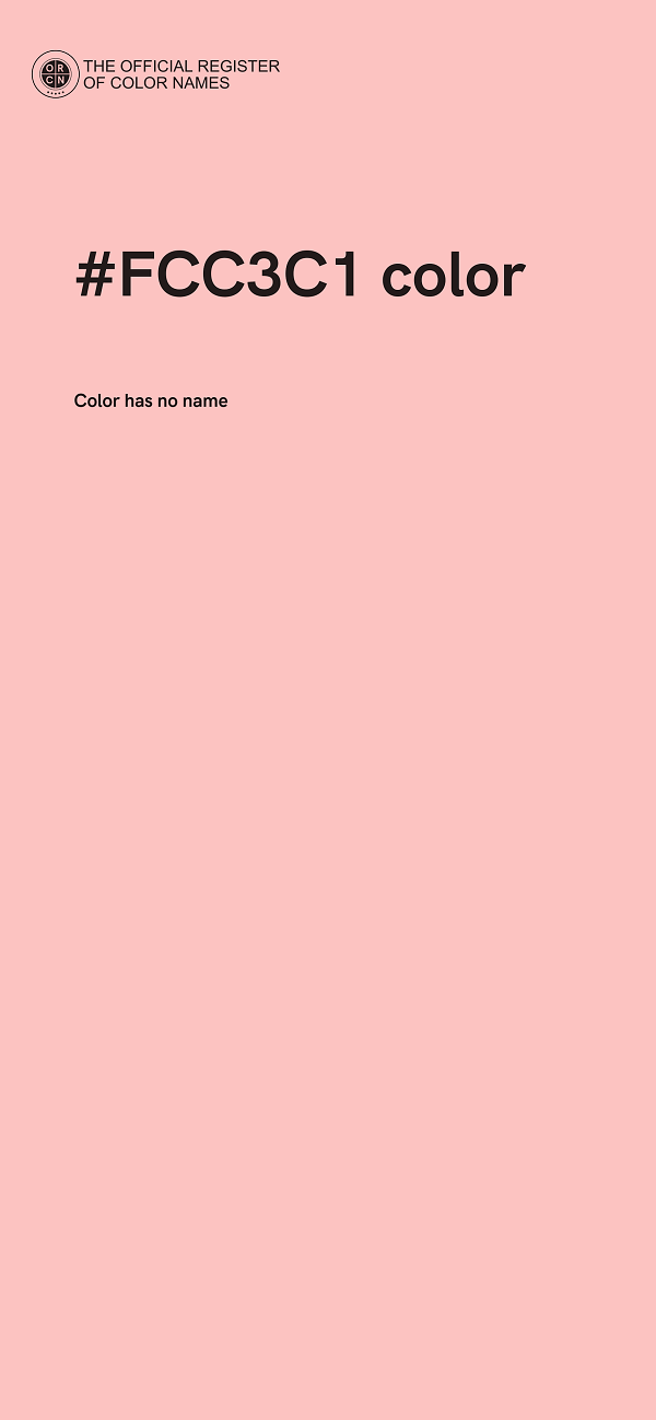 #FCC3C1 color image