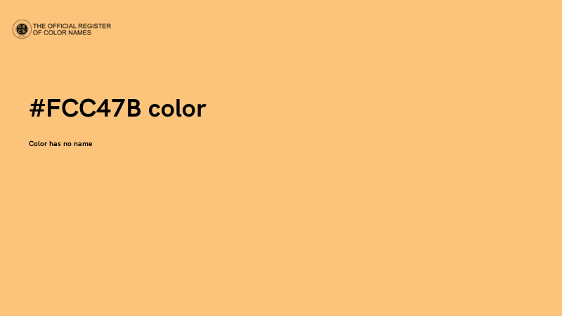 #FCC47B color image