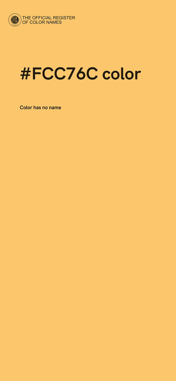 #FCC76C color image